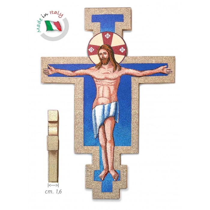 CROCE SAN DAMIANO MODERNA SU LEGNO MDF