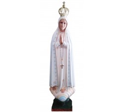 Statua Madonna Fatima in Vetroresina dipinta a mano