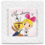 QUADRETTO FORMINA BOMBONIERA RICORDINO PRIMA COMUNIONE BAMBINO