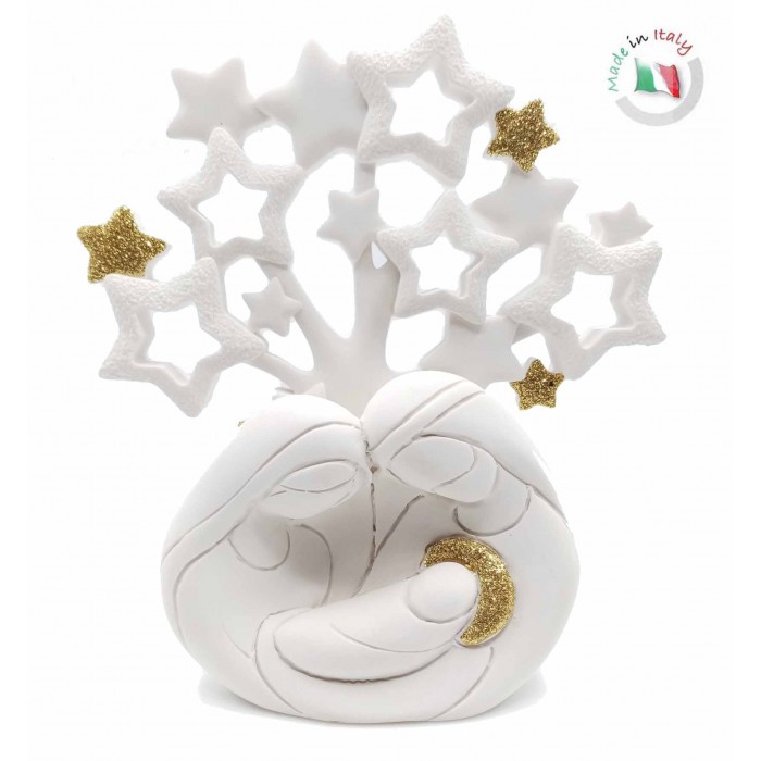 NATIVITÀ CON ALBERO VITA DECORATO