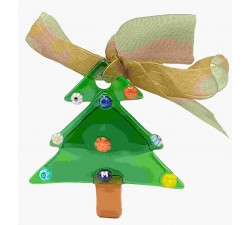 ALBERO NATALE VETRO MURANO E MURRINE DECORAZIONI NATALIZIE
