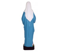 Statua Sacro Cuore di Maria h.15 cm resina dipinta a mano