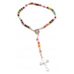 Corona rosario-Santa Cresima con scatolina portarosario abbinata in metallo