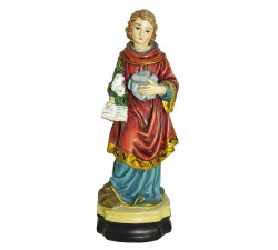 Statuina Santo Stefano in resina con confezione
