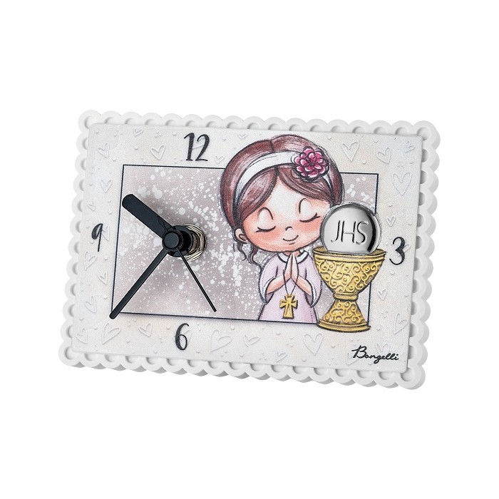 OROLOGIO PRIMA COMUNIONE BAMBINA BOMBONIERA RICORDO