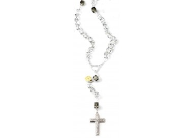 ROSARIO IN ARGENTO E CRISTALLO