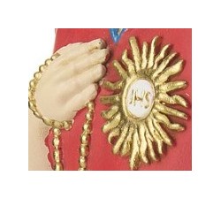 STATUA BEATO CARLO ACUTIS IN RESINA DIPINTA A MANO