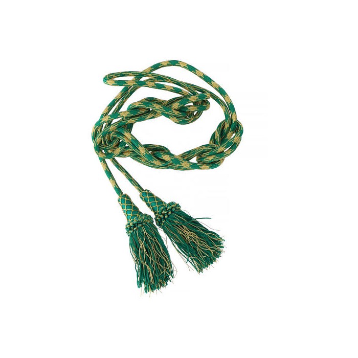 CINGOLO SACERDOTE COLOR ORO VERDE CON FIOCCO TRIPOLINO