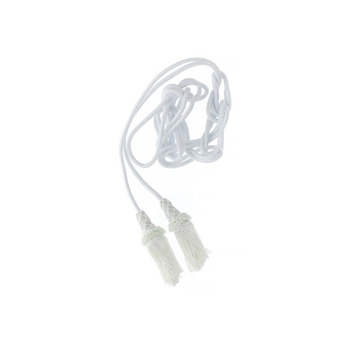 CINGOLO SACERDOTE COLOR BIANCO TINTA UNITA CON FIOCCO TRIPOLINO