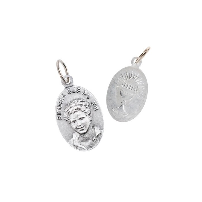 MEDAGLIA DEVOZIONALE SAN CARLO ACUTIS IN ALLUMINIO