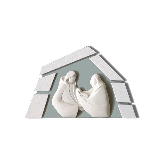SCULTURA CAPOLETTO NATALE SACRA FAMIGLIA ARMONIA
