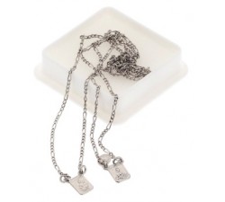 SCAPOLARE MADONNA DEL CARMELO IN ARGENTO RODIATO