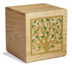 URNA CINERARIA MOD. RINASCITA IN LEGNO MASSELLO