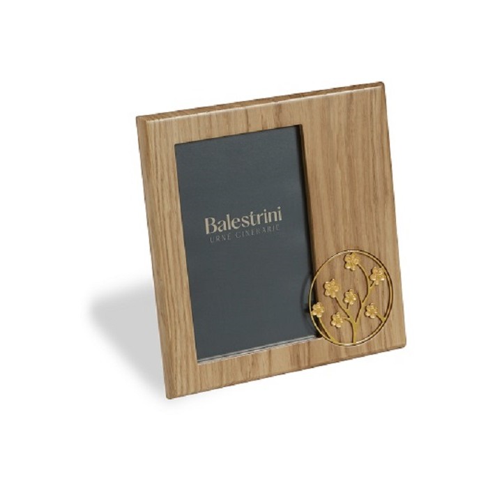 PORTAFOTO RICORDO MOD. PACE IN LEGNO MASSELLO DECORATO