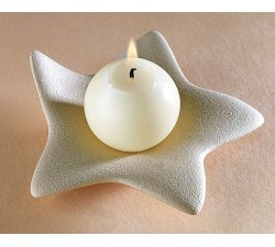 portacandela natalizio stella