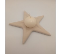 portacandela stella di natale