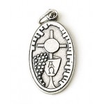 MEDAGLIA METALLO SACRAMENTO COMUNIONE