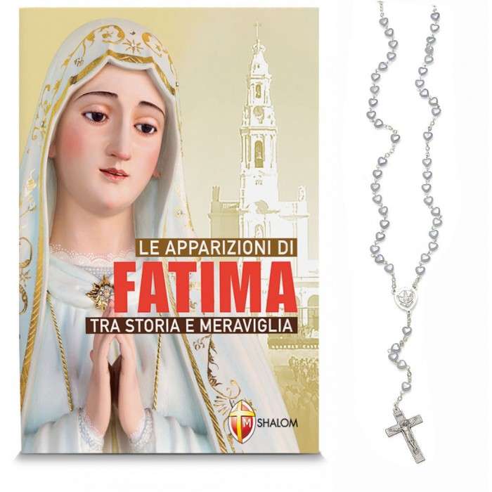 ROSARIO FATIMA + LIBRO LE APPARIZIONI DI FATIMA