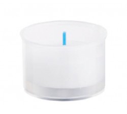 LUMINO VOTIVO CON BICCHIERE ALLUMINIO