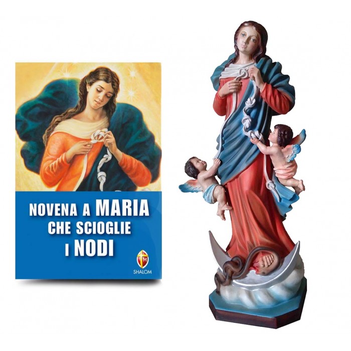 STATUA MARIA CHE SCIOGLIE I NODI + LIBRO NOVENA