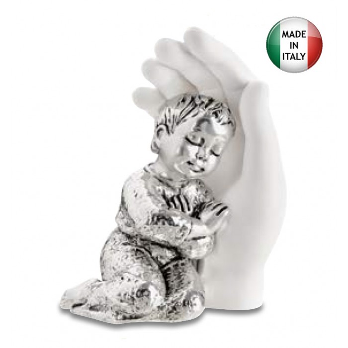 Moderna Bomboniera Nascita O Battesimo Per Bambino Artesacrashop Com Variante Colore Bianco