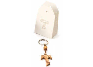 Portachiavi Tau con Confezione Bomboniera Prima Comunione